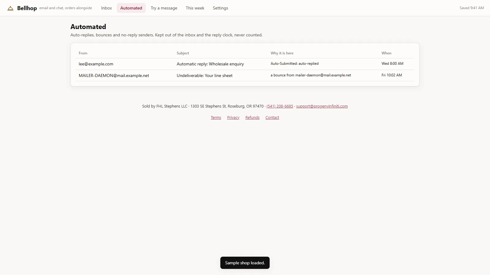 Bellhop - screen 2