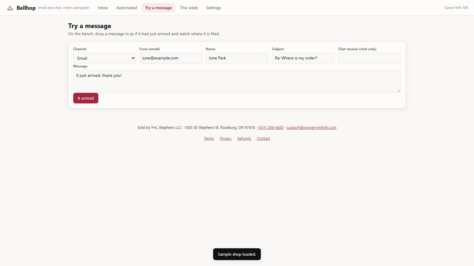 Bellhop - screen 3
