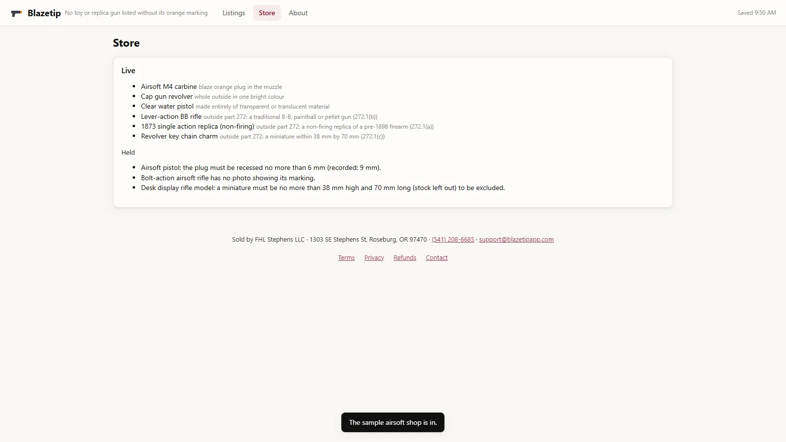 Blazetip - screen 2