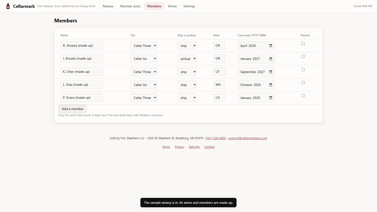 Cellarmark - screen 3