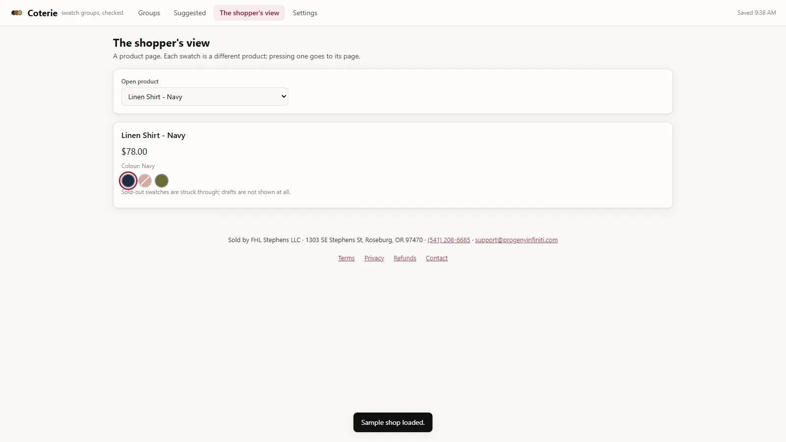 Coterie - screen 3