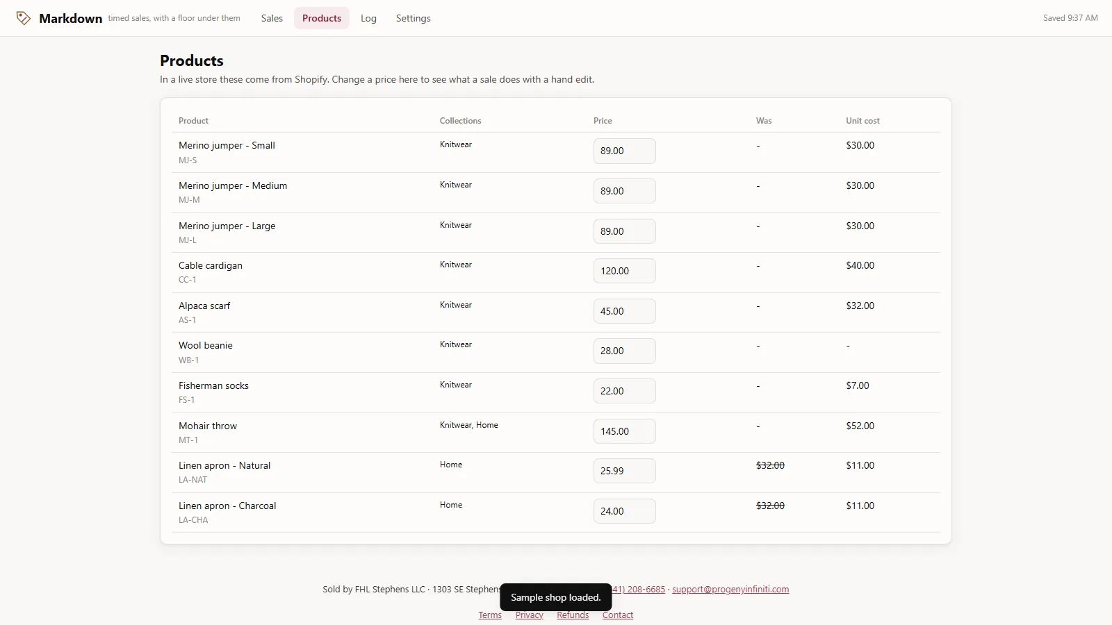 Markdown - screen 3