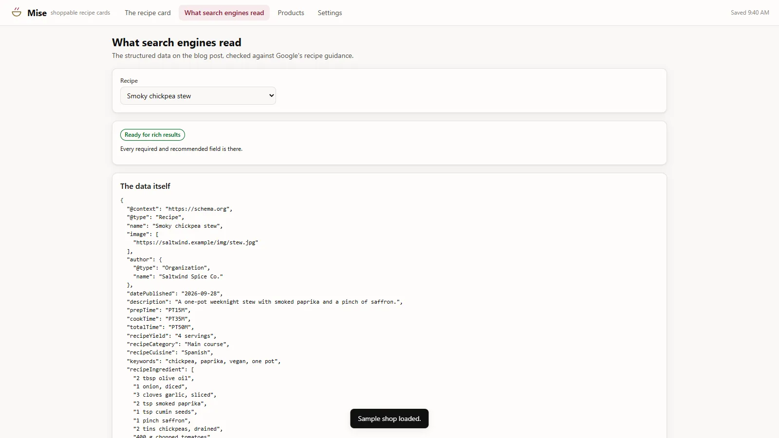 Mise - screen 2