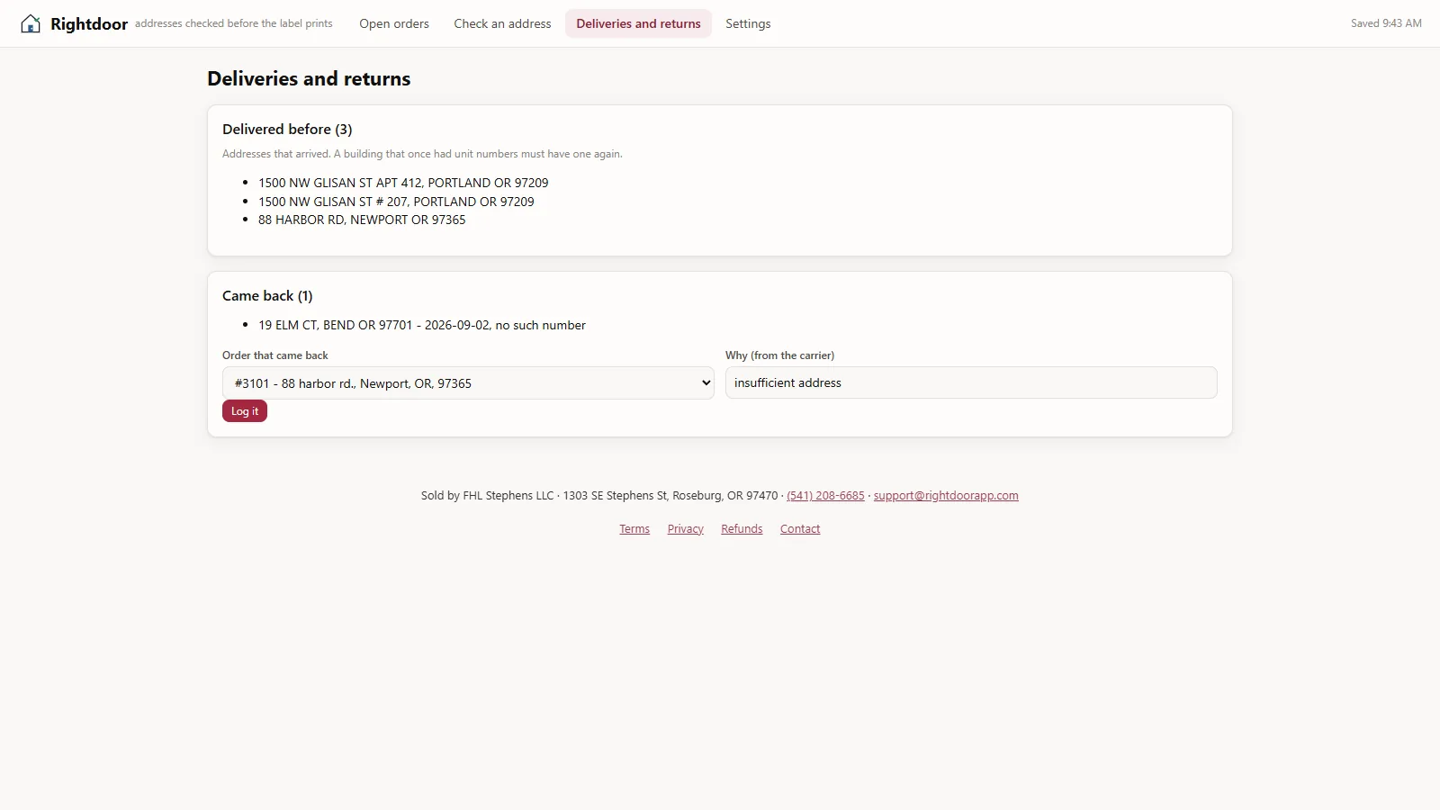 Rightdoor - screen 3