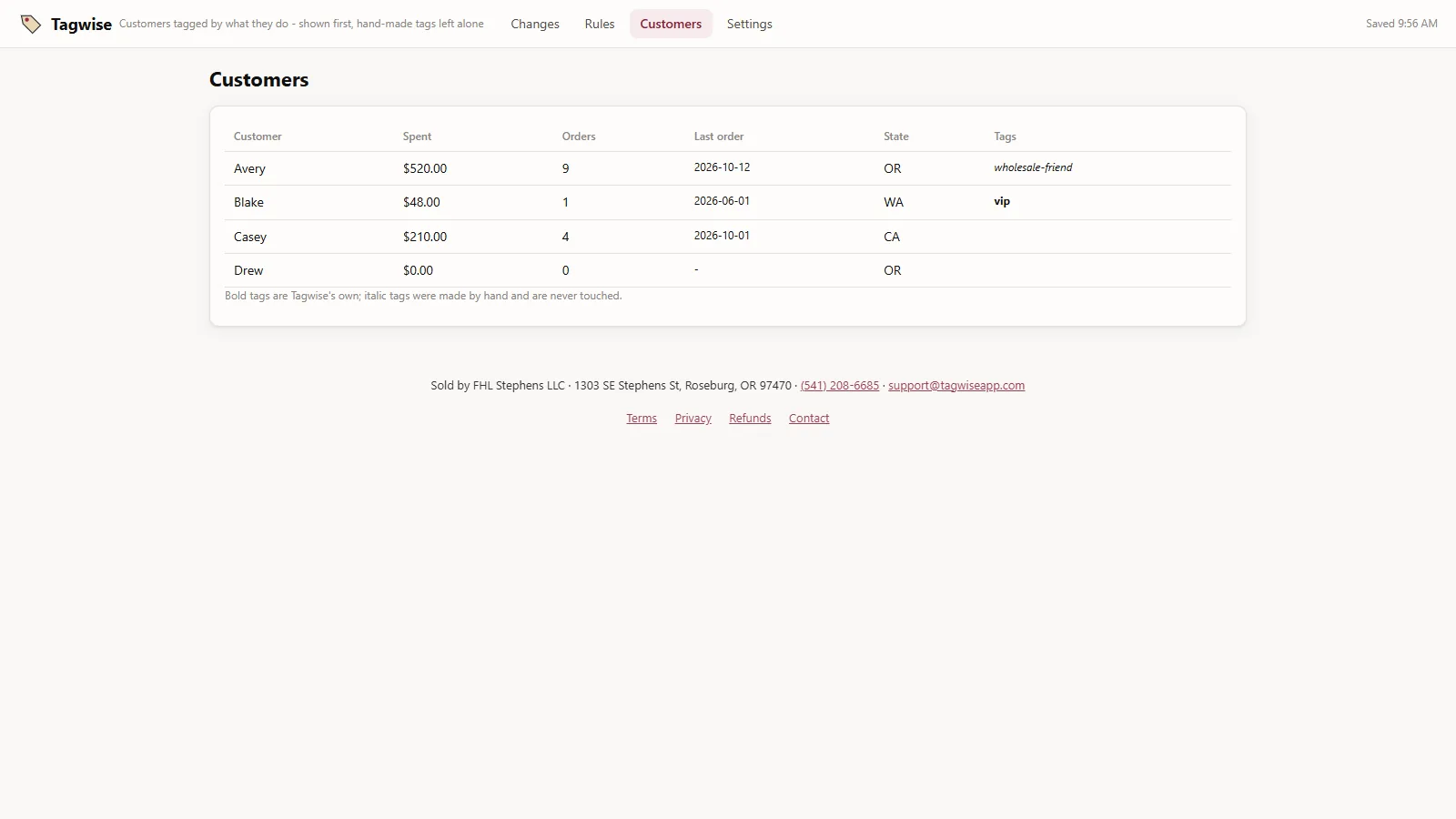 Tagwise - screen 3