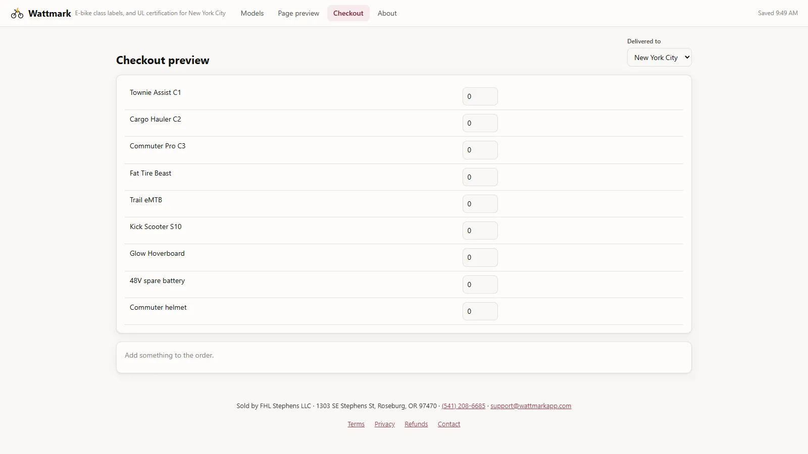 Wattmark - screen 3