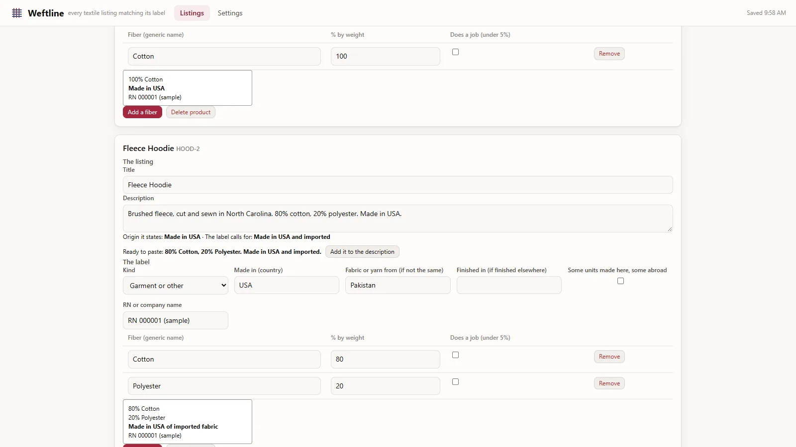 Weftline - screen 3