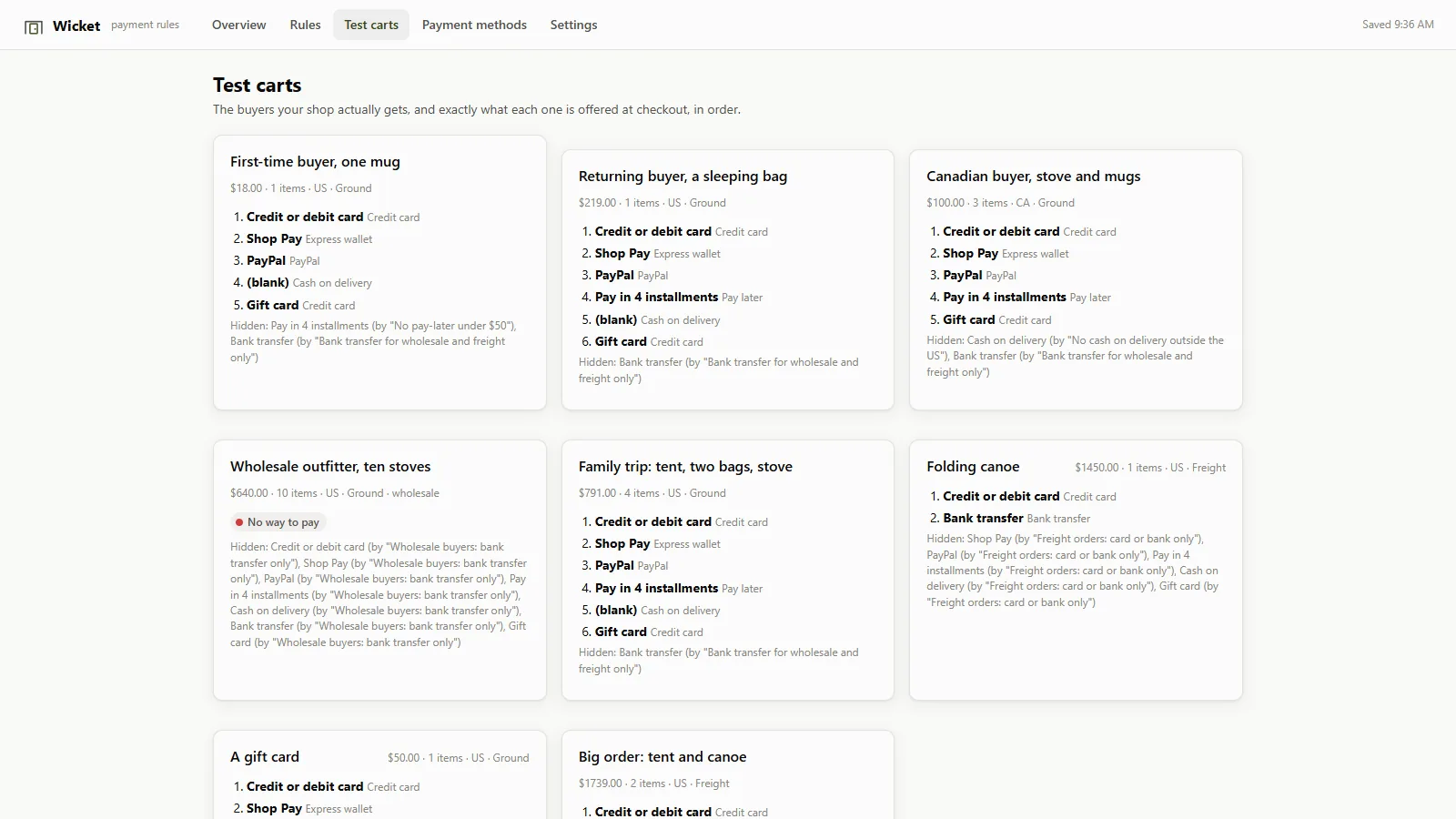 Wicket - screen 3